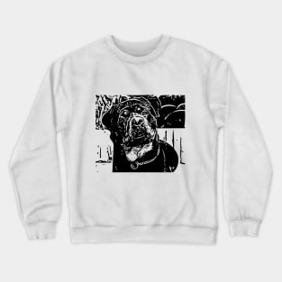 Rottweiler cute Crewneck Sweatshirt